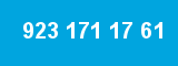 923 171 17 61 923 171 17 61